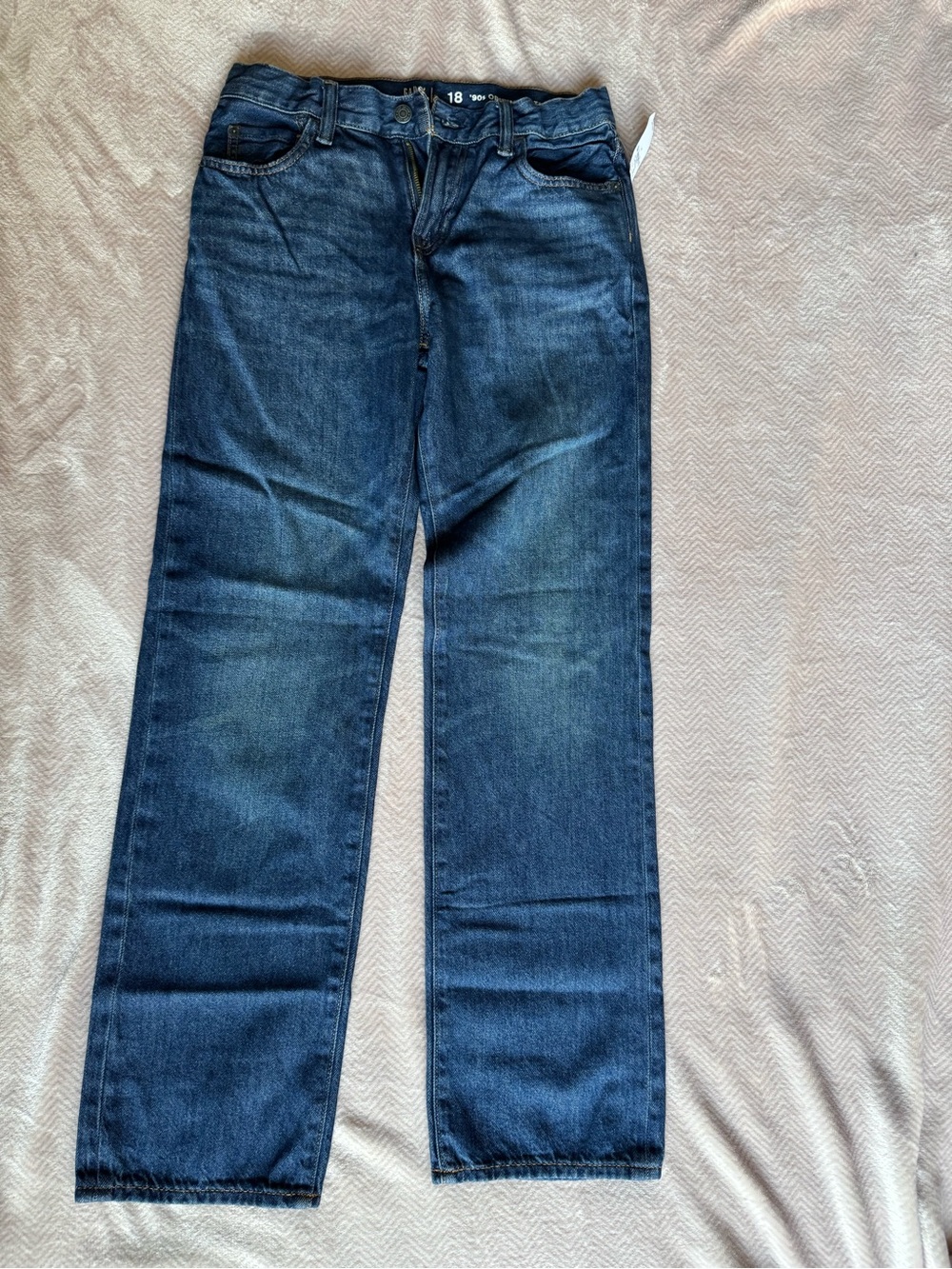 NWT Gap Dark Blue Straight-Leg Jeans - size 18